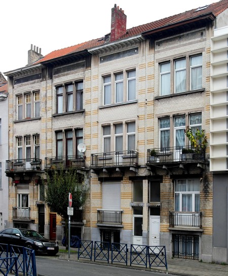 Rue Rossini 6 à 12, Anderlecht (© ARCHistory, photo 2015)