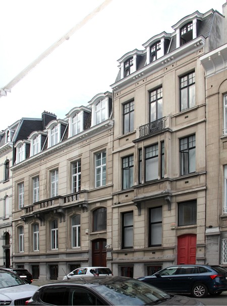 Jakob Jordaensstraat 17 en 15, Brussel Uitbreiding Zuid (© ARCHistory, foto 2026)