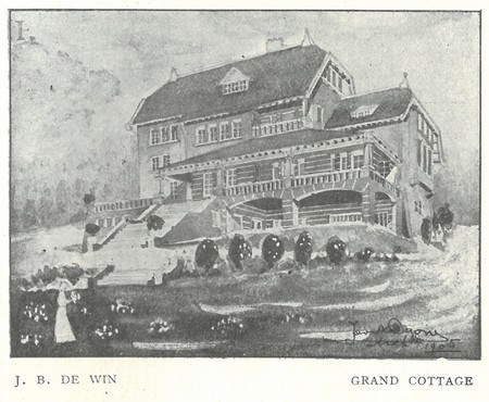Ontwerp voor een grote cottage (<i>L’Émulation</i>, 1908, p. 4)