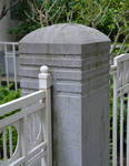 Molièrelaan 151, Vorst, detail van de omheining van het voortuintje (© ARCHistory, foto 2026)