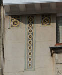 Avenue Brugmann 519, Uccle, détail de l'entablement (© ARCHistory, photo 2026)