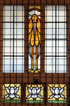 Veeartsenstraat 23, Anderlecht, detail van de voordeur (© ARCHistory, foto 2019)