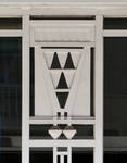 Rue Haute 298, Bruxelles, détail de l'entrée (© ARCHistory, photo 2026)