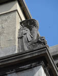 Hoogstraat 294A tot 320, Brussel, beeldhouwwerk (© ARCHistory, foto 2026)