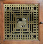 Avenue des Fleurs 6, Woluwe-Saint-Pierre, détail du vestibule (© ARCHistory, photo 2026)