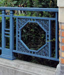 Avenue Henri Hollevoet 3, Molenbeek-Saint-Jean, clôture du jardinet (© ARCHistory, photo 2026)