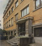 Rue du Parc 29, Verviers (Curien Émeline, Nelles, Robert (dir.), <i>Guide architecture moderne et contemporaine 1868-2022. Verviers, Spa, OstBelgien. Pays de Herve & Vallée de l'Amblève</i>, Cellule architecture de la Fédération Wallonie-Bruxelles, 2022, p. 155)