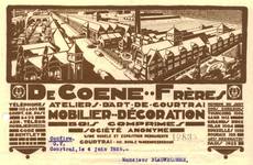 Entête de lettre de la firme De Coene, 1926 (© Stichting De Coene) 