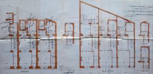 Rue Van Lint 9 à 5, Anderlecht, plans terriers, ACA/Urb. 8876 (25.04.1902)