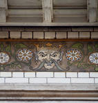 Transvaalstraat 10, Anderlecht, detail van het hoofdgestel (© ARCHistory, foto 2026)