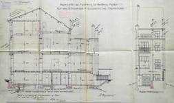 Veeartsenstraat 23, Anderlecht, doorsnede en opstand achtergevel, GAA/DS 13330 (09.03.1912)