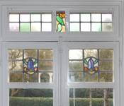 Gisseleire Versélaan 34, Sint-Agatha-Berchem, detail van een kozijn (© ARCHistory, foto 2026)