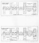 Hôpital Saint-Pierre, plan des deuxième et cinquième étages (<i>L’Émulation</i>, 1936, 1, p. 7)