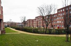 Charles Ramaekersstraat 36 tot 14, Brussel Laken, uitzicht op de achtergevels (© ARCHistory, foto 2018)