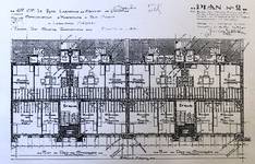 Rue Charles Ramaekers 24 et 26, Bruxelles Laeken, plans des rez-de-chaussée (© KANAL Architecture, Brussels, fonds Jean-Baptiste Dewin)