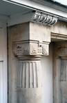 Fransmanstraat 94-96, Brussel Laken, detail van de winkelpui (© ARCHistory, foto 2026)