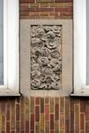 de Smet de Naeyerlaan 568, Brussel Laken, bas-reliëf op tweede verdieping (© ARCHistory, foto 2018)