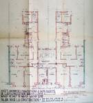 de Smet de Naeyerlaan 568, Brussel Laken, voorste blok, grondplan eerste tot derde verdieping, SAB/OW 43959 (1930)