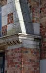 Rue Émile Delva 81 et 79, Bruxelles Laeken, détail de l'entrée (© ARCHistory, photo 2026)