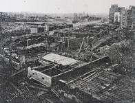 Vue du chantier de construction de l'ensemble érigé à l'angle des rues Émile Delva et Fineau (<i>L'Habitation à Bon Marché</i>, 1921, 3)
