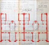 Rue Émile Delva 79 et 81, Bruxelles Laeken, plan des rez-de-chaussée, AVB/TP Laeken 5341 (10.12.1920)