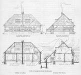 Paul Jansonstraat 2, 4, 10 tot 16 en Romeinsesteenweg 341, 343, 349, 351, 357, 359, Brussel Laken, opstanden en doorsneden (<i>L’Habitation à Bon Marché</i>, 1924, 12, p. 279)