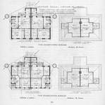 Paul Jansonstraat 2, 4, 10 tot 16 en Romeinsesteenweg 341, 343, 349, 351, 357, 359, Brussel Laken, grondplannen (<i>L’Habitation à Bon Marché</i>, 1924, 12, p. 278)