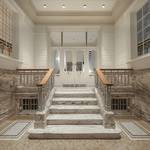 Avenue de Tervueren 68-70, Etterbeek, hall d'entrée (coll. Delen Private Bank © Karin Borghouts, 2021)