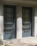 Molièrelaan 12, Vorst, voordeuren (© ARCHistory, foto 2026)