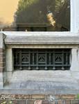 Rue Meyerbeer 33, Forest, détail de la façade arrière (© ARCHistory, photo 2026)