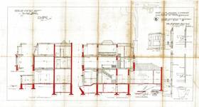 Rue Meyerbeer 29-33, Forest, coupes, ACF/Urb. 7498 (1922)