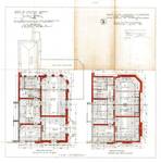 Rue Meyerbeer 29-33, Forest, plan des étages, ACF/Urb. 7498 (1922)