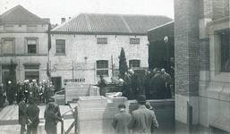 Pose de la première pierre de l’hôtel communal de Forest, 19.05.1935 (coll. Robert Spileers)