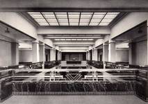 Hôtel communal de Forest, grande galerie, 1938 (© KANAL Architecture, Brussels, fonds Jean-Baptiste Dewin)