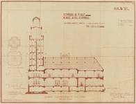 Hôtel communal de Forest, coupe (© KANAL Architecture, Brussels, fonds Jean-Baptiste Dewin)