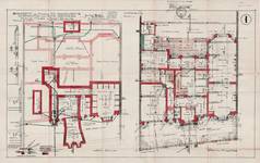 Avenue Molière 113-115, Forest, plan des sous-sol et rez-de-chaussée, ACF/Urb. 7882 (1923)