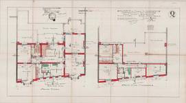 Avenue Molière 113-115, Forest, plan des étages, ACF/Urb. 7882 (1923)