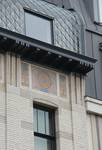 Georges Brugmannplein 29, Elsene, detail van het hoofdgestel (© ARCHistory, foto 2026)