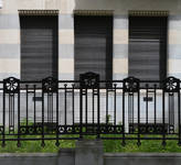 Molièrelaan 172, Elsene, detail van de benedenverdieping (© ARCHistory, foto 2026)