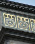 Avenue Molière 172, Ixelles, détail de l'entablement (© ARCHistory, photo 2026)
