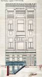 Avenue Molière 172, Ixelles, élévation avant, ACI/Urb. 233-172 (1910)