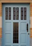 Molierelaan 271, Elsene, detail van de voordeur (© ARCHistory, foto 2026)
