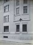 Joseph Stallaertstraat 1 en Georges Brugmannplein 29A, Elsene, hoek van de gevel (© KANAL Architecture, Brussels, fonds Jean-Baptiste Dewin)