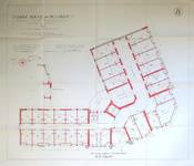 Joseph Stallaertstraat 1 en Georges Brugmannplein 29A, Elsene, grondplan vijfde verdieping, GAE/DS 150-29 (1926)