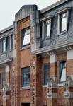 Léon Cuissezstraat 20-26, Elsene, detail van de verdiepingen (© ARCHistory, foto 2026)