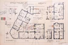 Boulevard du Jubilé 86-88, Molenbeek-Saint-Jean, plan modifié du second étage, ACM/Urb. 15356 (1927)