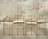 Rue du Canal 26 à 30, Bruxelles, plan des rez-de-chaussée, AVB/TP 54990 (1940)