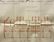 Rue du Canal 26 à 30, Bruxelles, plan des étages, AVB/TP 54990 (1940)