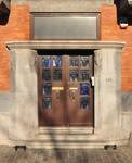 Boulevard Lambermont 242-242A, Schaerbeek, entrée axiale (© ARCHistory, photo 2013)