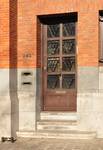 Boulevard Lambermont 242-242A, Schaerbeek, porte latérale (© ARCHistory, photo 2013)
